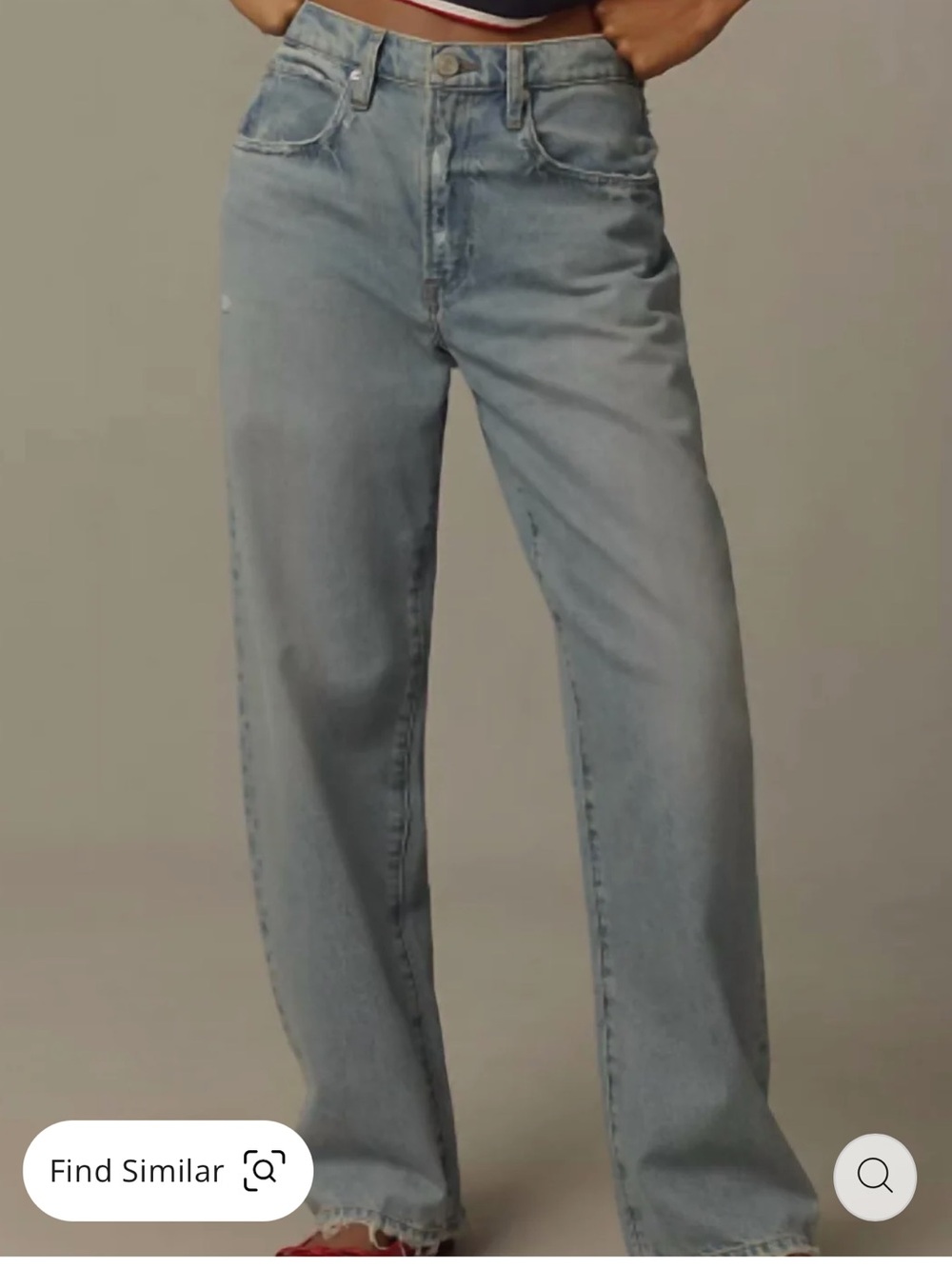 Frame Low Slung Barrel Jeans In Ziggy Sz 30